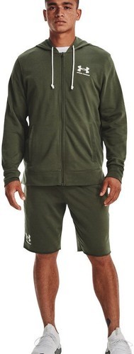 UNDER ARMOUR-Under Armour UA Rival Terry Left Chest Full-zip Hoodie-2