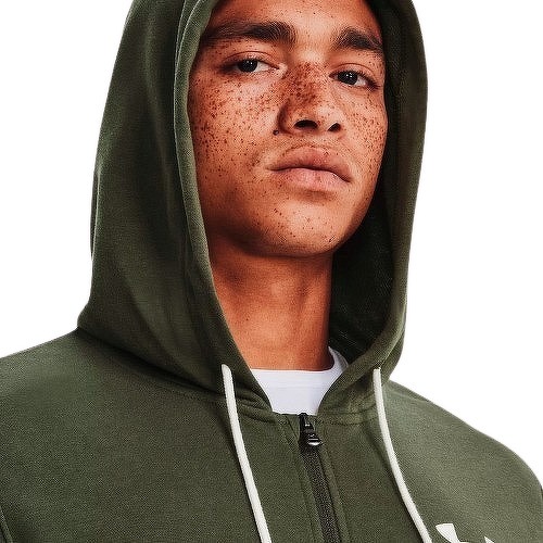 UNDER ARMOUR-Under Armour UA Rival Terry Left Chest Full-zip Hoodie-3