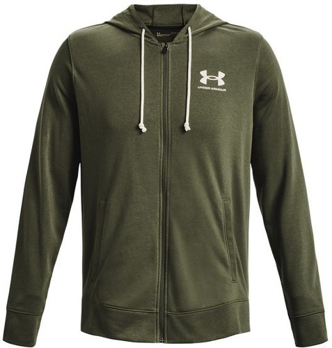 UNDER ARMOUR-Under Armour UA Rival Terry Left Chest Full-zip Hoodie-4