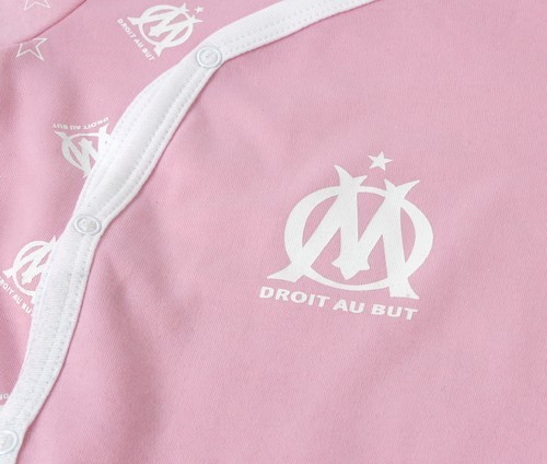 PUMA-Grenouillère OM Rose Bébé-2