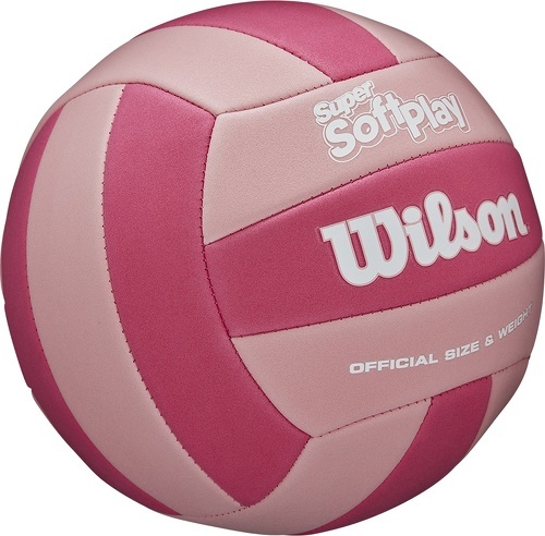 WILSON-Ballon de Volleyball Wilson SUPER SOFT PLAY Pink-1