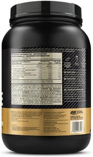 Optimum Nutrition-100% Isolate Gold Standard (930g) [VANILLE]-1