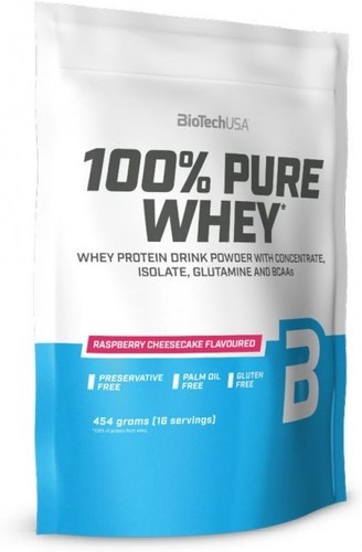 Biotech USA-100% Pure Whey (454g) [FRAMBOISE]-0