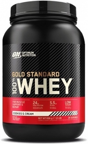 Optimum Nutrition-100% Whey Gold (900g) [COOKIES]-0