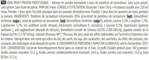 Scitec Nutrition-100% Whey Professional (920g) [FRAISE]-2