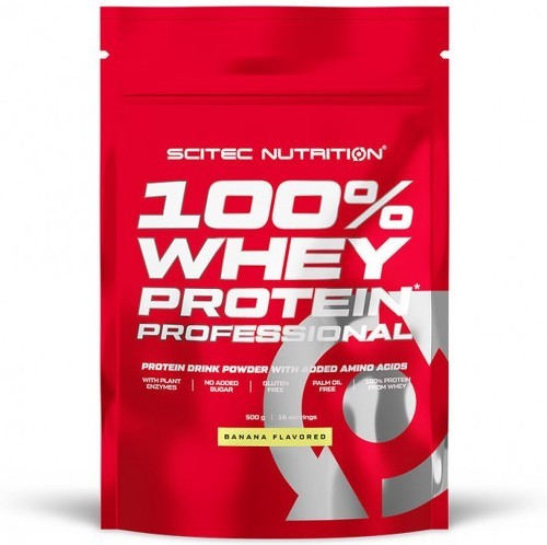Scitec Nutrition-100% Whey Professional (500g) [BANANE]-0