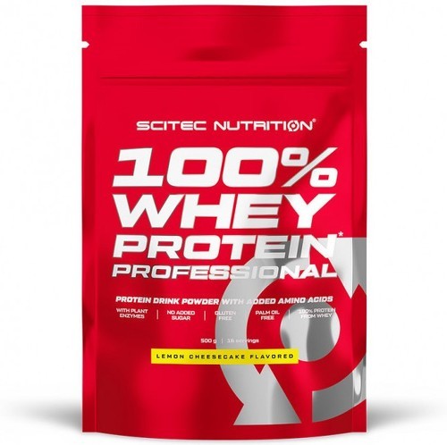 Scitec Nutrition-100% Whey Professional (500g) [CHEESECAKE CITRON]-0