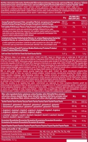 Scitec Nutrition-100% Whey Professional (500g) [VANILLE FRUITS ROUGES]-1