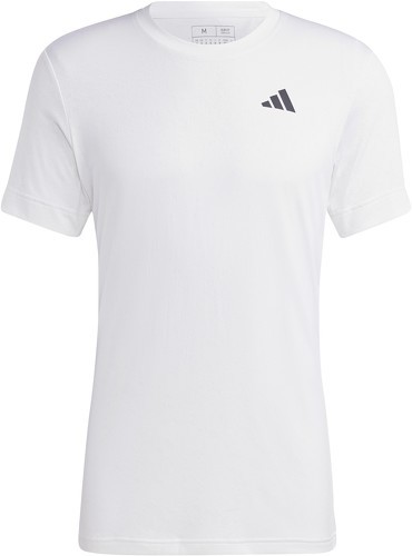 adidas Performance-Adidas Tennis Freelift Tee White-image-1
