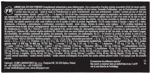 Olimp Sport Nutrition-Amino EAA Xplode Powder (520g) [FRUIT PUNCH]-1