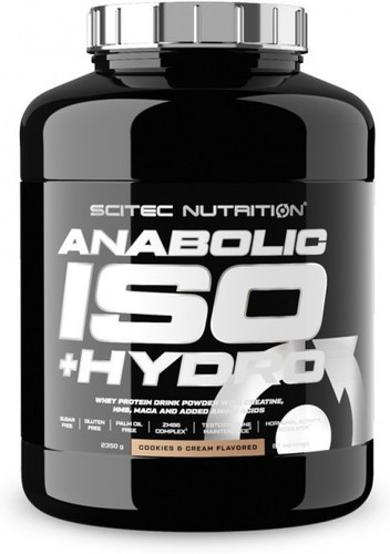 Scitec Nutrition-Anabolic iso+hydro (2,35kg)|Cookies et Cream| Whey complex|Scitec Nutrition-image-1