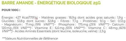 Atlet Nutrition-Barre endurance bio (25g)|Amande| Barres énergétiques|Atlet-2