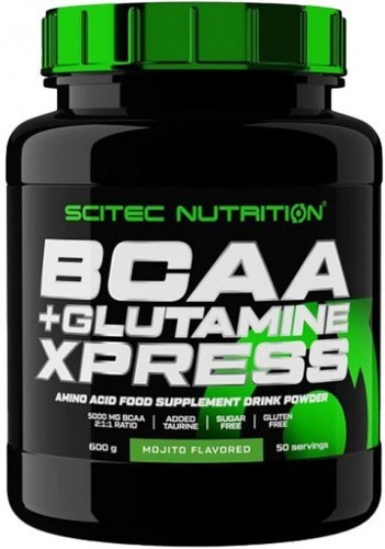 Scitec Nutrition-BCAA + Glutamine Xpress (600g) [MOJITO]-0