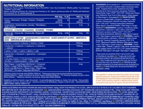 USN-BCAA Power Punch Tangerine 400g-1