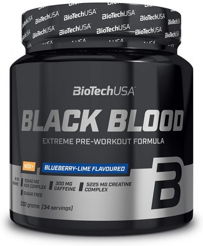 Biotech USA-Black Blood NOX+ (330g) [MYRTILLE & CITRON]-0