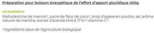 ATLET-Boisson énergétique Bio (450g) [MENTHE]-1