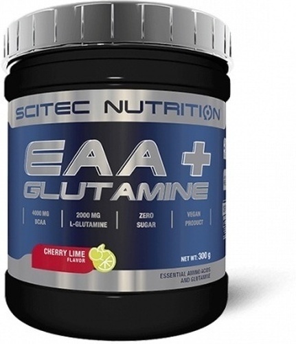Scitec Nutrition-EAA + Glutamine (300g) [CHERRY LIME]-0