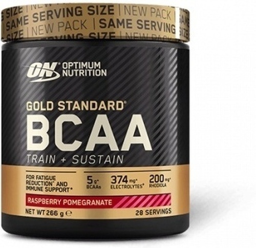 Optimum Nutrition-Gold Standard BCAA Train & Sustain (266g) [RASPBERRY POMEGRANATE]-0