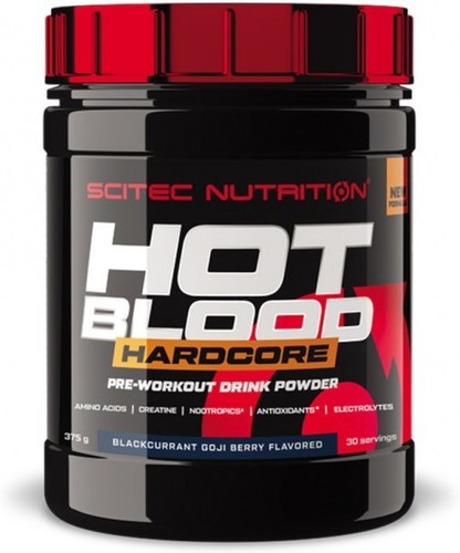 Scitec Nutrition-Hot Blood Hardcore (375g) [BLACKCURRANT GOJI BERRY]-0