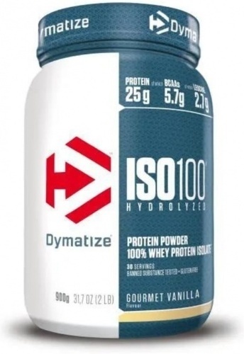 Dymatize-ISO 100 Hydrolyzed (900g) [GOURMET VANILLE]-0