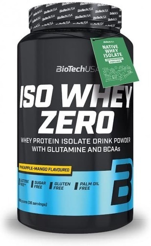 Biotech USA-Iso Whey Zero (908g) [ANANAS MANGUE]-0