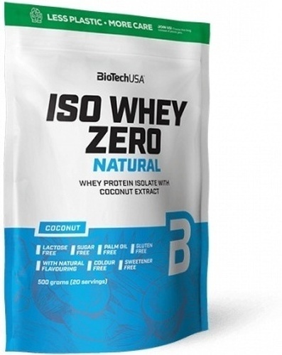 Biotech USA-Iso Whey Zero Natural Protéine Isolat (500g) [NOIX DE COCO]-0