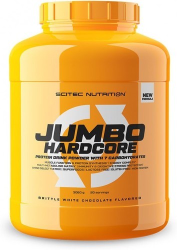 Scitec Nutrition-Jumbo Hardcore (3,06Kg) [CHOCOLAT BLANC CROUSTILLANT]-0