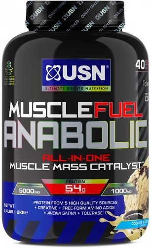USN-Muscle fuel anabolic (2kg)|Cookies et Cream| Gainers|USN-0