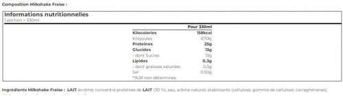 Nutramino-Protein Shake (330 ML) [FRAISE]-1