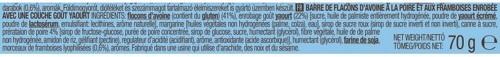 Biotech USA-OAT BAR (70g) | Yaourt Framboise Poire | Barres protéinées-1