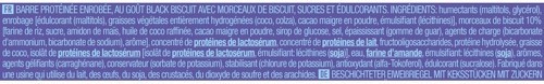 Biotech USA-Protein dessert bar (50g) | Black Biscuit | Barres protéinées-2