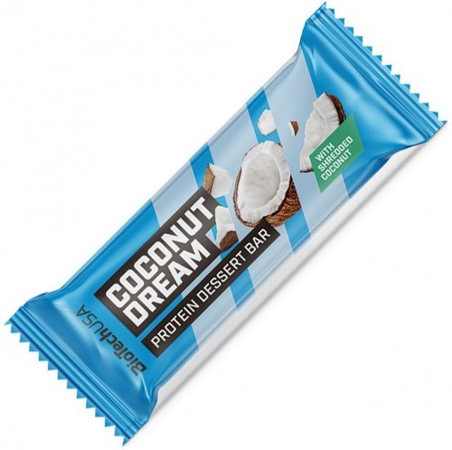 Biotech USA-Protein dessert bar (50g) | Noix de Coco | Barres protéinées-0