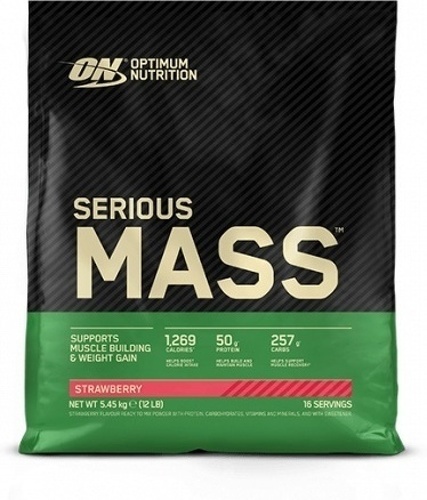 Optimum Nutrition-Serious Mass (5,4Kg) [FRAISE]-0