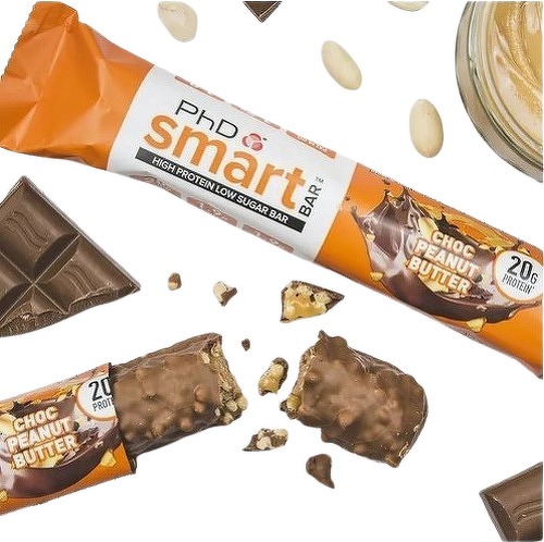 PHD-SMART BAR (64g)|Choco Peanuts Butter| Barres protéinées|PHD-1