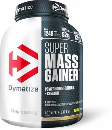 Dymatize-Super Mass Gainer (2943g) [COOKIES & CREAM]-0