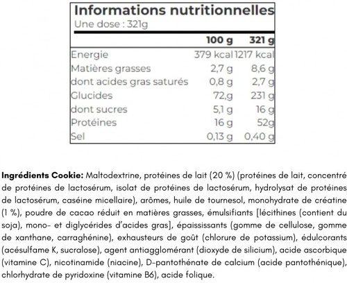 Dymatize-Super Mass Gainer (2943g) [COOKIES & CREAM]-1