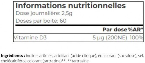 Biotech USA-Vitamine D3 (150g)-1