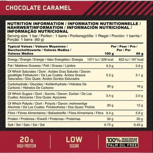 Optimum Nutrition-Whipped Protein Bar (60g) | Choco Caramel | Barres protéinées-1