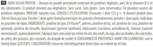 Scitec Nutrition-100% Vegan Protein (1Kg) [NOISETTE & NOIX]-2