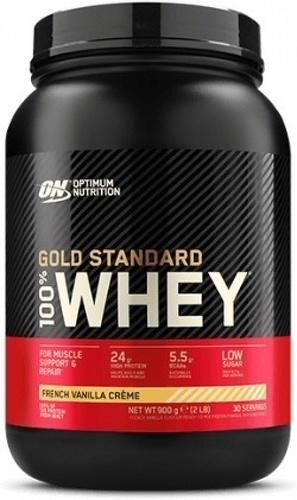 Optimum Nutrition-100% Whey Gold (900g) [VANILLE]-0