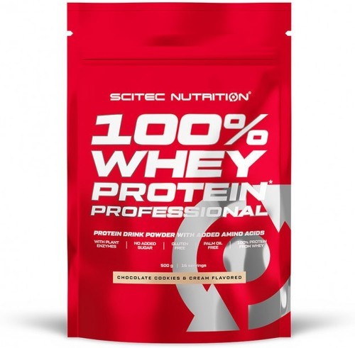 Scitec Nutrition-100% Whey Professional (500g) [COOKIES & CREAM]-0