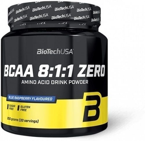 Biotech USA-BCAA 8:1:1 Zero (250g) [BLUE RASPBERRY]-0