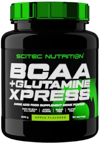 Scitec Nutrition-BCAA + Glutamine Xpress (600g) [APPLE]-0