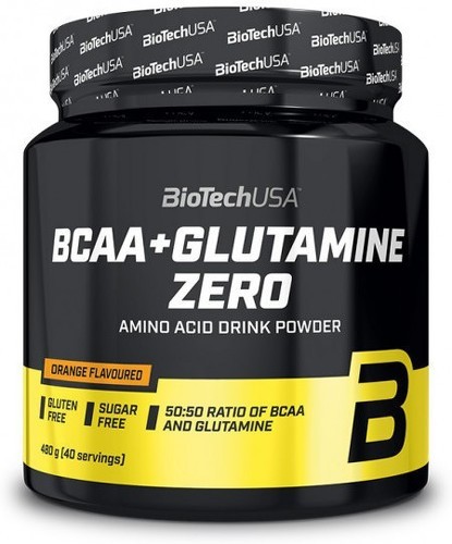 Biotech USA-BCAA + Glutamine Zero (480g) [ORANGE]-0