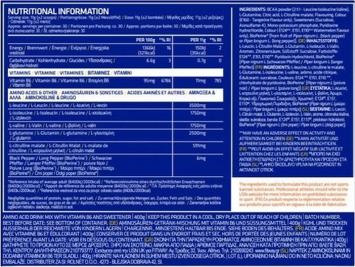 USN-BCAA Power Punch (400g) [WATERMELON]-1