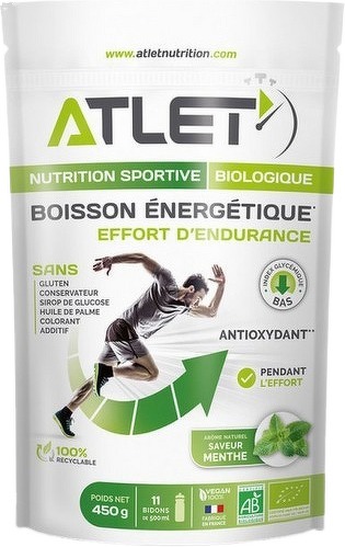 ATLET-Boisson énergétique Bio (450g) [MENTHE]-0