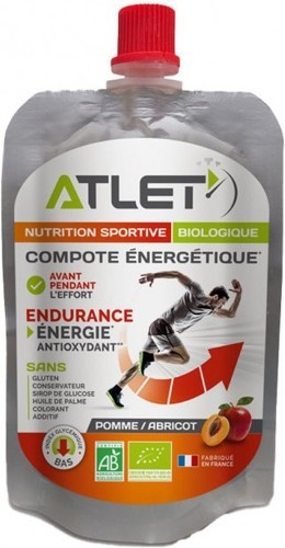 Atlet Nutrition-Compote Energetique Atlet Abricot Pomme - Barres énergétiques-0