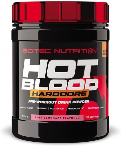 Scitec Nutrition-Hot Blood Hardcore (375g) [PINK LEMONADE]-0