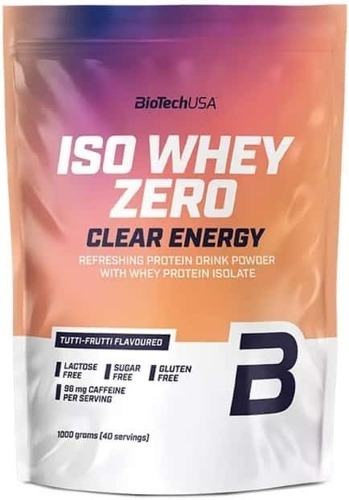 Biotech USA-Iso Whey Zero clear Energy (1Kg) [TUTTI FRUTTI]-0