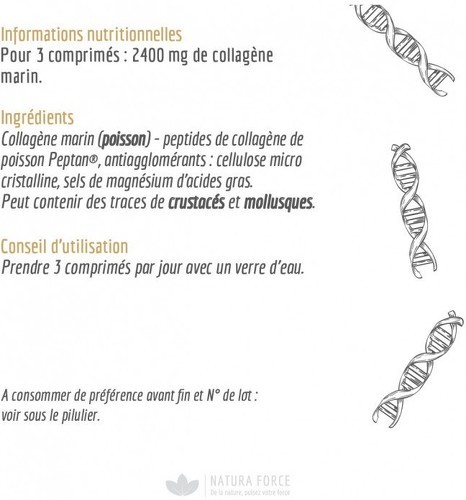 Natura Force-Natura Force Collagène marin (90 caps)| Collagène|Natura Force-1